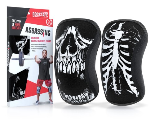 Assasins Knee Sleeves - Skull